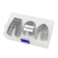 thumbnail image 1 of GUOOL 18 Pieces Leather Cutter Punch Leather Die Cut for Crafting Accs Durable Slicker, 1 of 9