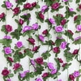 thumbnail image 5 of ZOELNIC 98.4" Artificial Rose Vine Flowers Plant Rattan - Artificial Flower Fake Flowers Rose Vine Ivy Garland Hanging for Wedding Party Garden Wall Craft Art Decoration Silk Flowers, 5 of 7