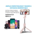 thumbnail image 2 of Palo Selfie XtellarTrípode Con Control Remoto Y Bluetooth, color rosa, 2 of 5