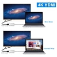 thumbnail image 6 of USB C to HDMI 4K Multiport Adapter, 3 in 1 Type C Hub with USB 3.0 + USB C Charging Port Digital Converter Compatible for MacBook/Chromebook Pixel/Dell XPS13/Samsung Galaxy s8/s8 Plus (Silver), 6 of 10