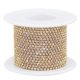 thumbnail image 1 of 1 rollo de cadena de diamantes de imitación de 10 yardas, rollo de cadena cerrada de diamantes de imitación de cristal de 1,5mm, cadena de copa de garra de cristal, 1 of 6