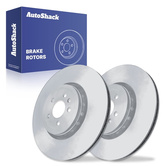 AutoShack Front Brake Rotors for Dodge & Chrysler, Charger 2014-2023 Challenger 2017-2022 300 2014-2021, AWD RWD V6 3.6L V8 5.7L 6.2L 6.4L - Coated - ArmorStop - 14.57" (370 mm), 5-Lug