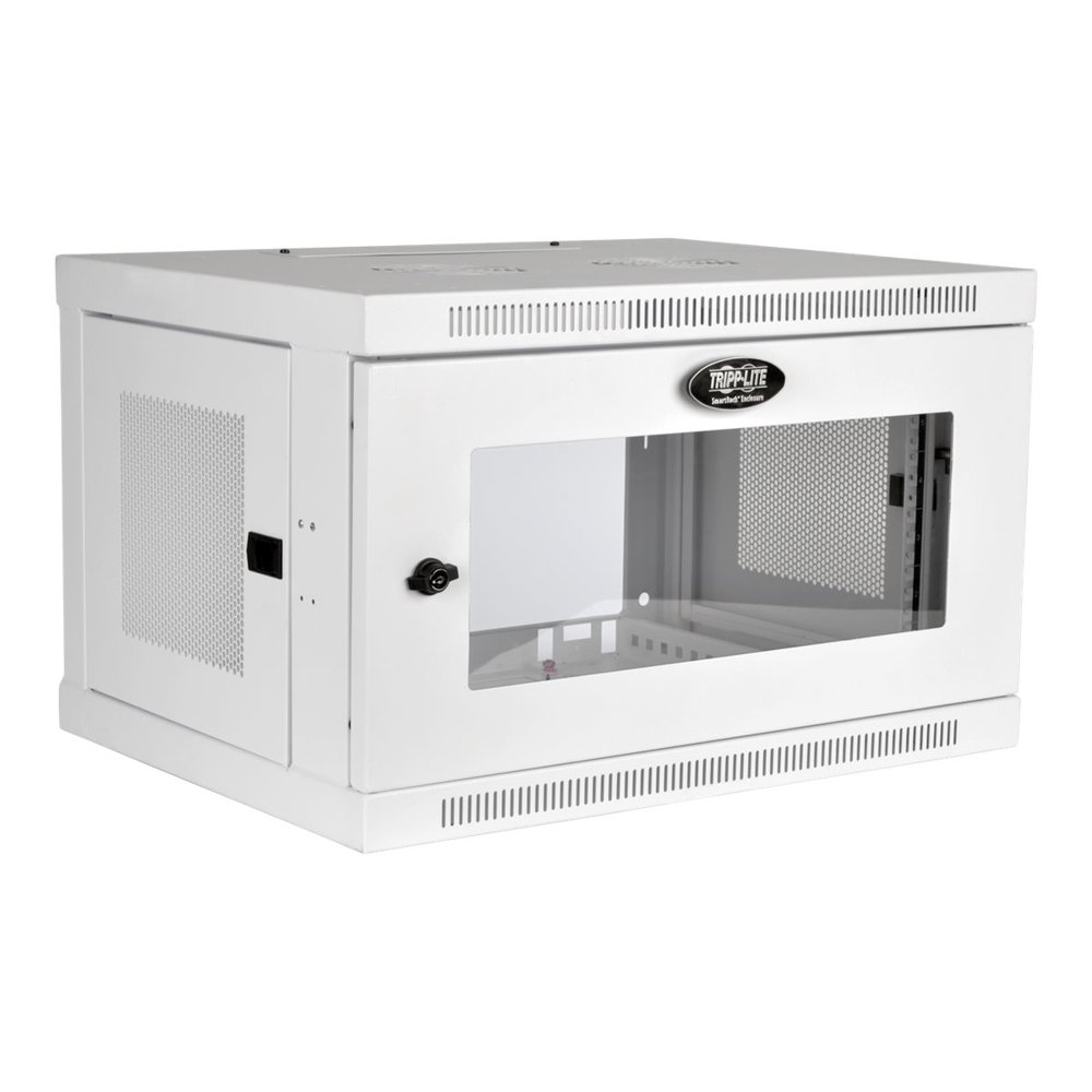 Tripp Lite 6U Wall Mount Rack Enclosure Server White w/ Acrylic