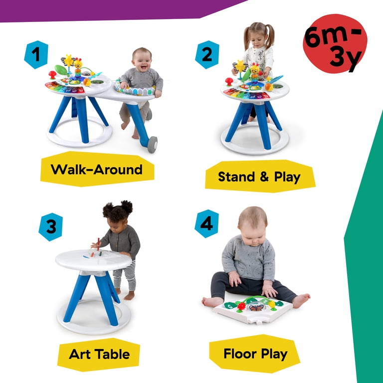 知育玩具 BABY EINSTEIN AROUND WE GROW 4in1 Baby Einstein 4-in-1 Activity Center: Infant Standing Play