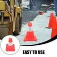 thumbnail image 4 of VERDANVERSE Traffic Cones Small Traffic Cone Red PVC for Festive Events 1Pcs, 4 of 5