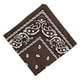 thumbnail image 3 of de 100 %, novedad, estampado de doble cara, Paisley, vaquero, , Café Colcomx Bandana de algodón con estampado de cachemira, 3 of 6