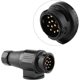 thumbnail image 3 of Conector de remolque de fácil instalación para remolques, conexiones de indicadores, adaptador universal con características resistentes a la intemperie para vehículos comerciales, 3 of 5