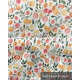 thumbnail image 6 of Summer Fruits Kitchen Valances for Windows Farmhouse Linen Window Valance Curtain for Living Room Window Treatment Orange Peach Green Botanical Spring Valance Rod Pocket Topper Drape, 42 x 18 Inch, 6 of 6