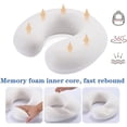 thumbnail image 3 of Almohada para el cuello para viajar, almohada de viaje de espuma viscoelástica pura para vuelo kaili Sencillez, 3 of 5