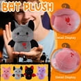 thumbnail image 5 of UQVIY Halloween Bat Plush Stuffed Animal Toys,5.51 Inch Halloween Bat Decor Soft Hugging Plush Doll Toy Gifts for Birthday, Halloween, Christmas, 5 of 5