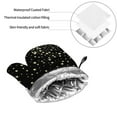 thumbnail image 6 of Fotbe Star Silver Glitter for 4Pcs Oven Mitts and Pot Holders, 500℉ Heat Resistant Oven Mitts , Non-Slip Silicone Surface Safe for Baking, Cooking, BBQ, 6 of 6