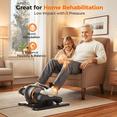 thumbnail image 3 of Upgo Electric Under Desk Elliptical,Under Desk Pedal Exerciser with Remote Control,Seated Ellipse Leg Pedal Exerciser for Seniors,No Assembled Quiet Low-Impact Exercise for Home & Office, 3 of 8