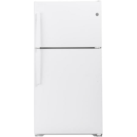 Ge Gte22jtnr 33  Wide 21.9 Cu. Ft. Energy Star Rated Top Mount Refrigerator - White