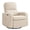 Beige-Teddy, variant on Aemeios Swivel Power Recliner Chair Teddy Nursery Glider Rocking Recliner, White