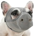 thumbnail image 2 of HLONK Dog Muzzle Breathable Mesh for Short Snout Dogs Biting Barking, 2 of 7