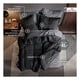 thumbnail image 3 of Set Edredón Matrimonial Xl + Funda De Almohada + Sábanas 7 Pzas Real Textil Nego - Gris, 3 of 8
