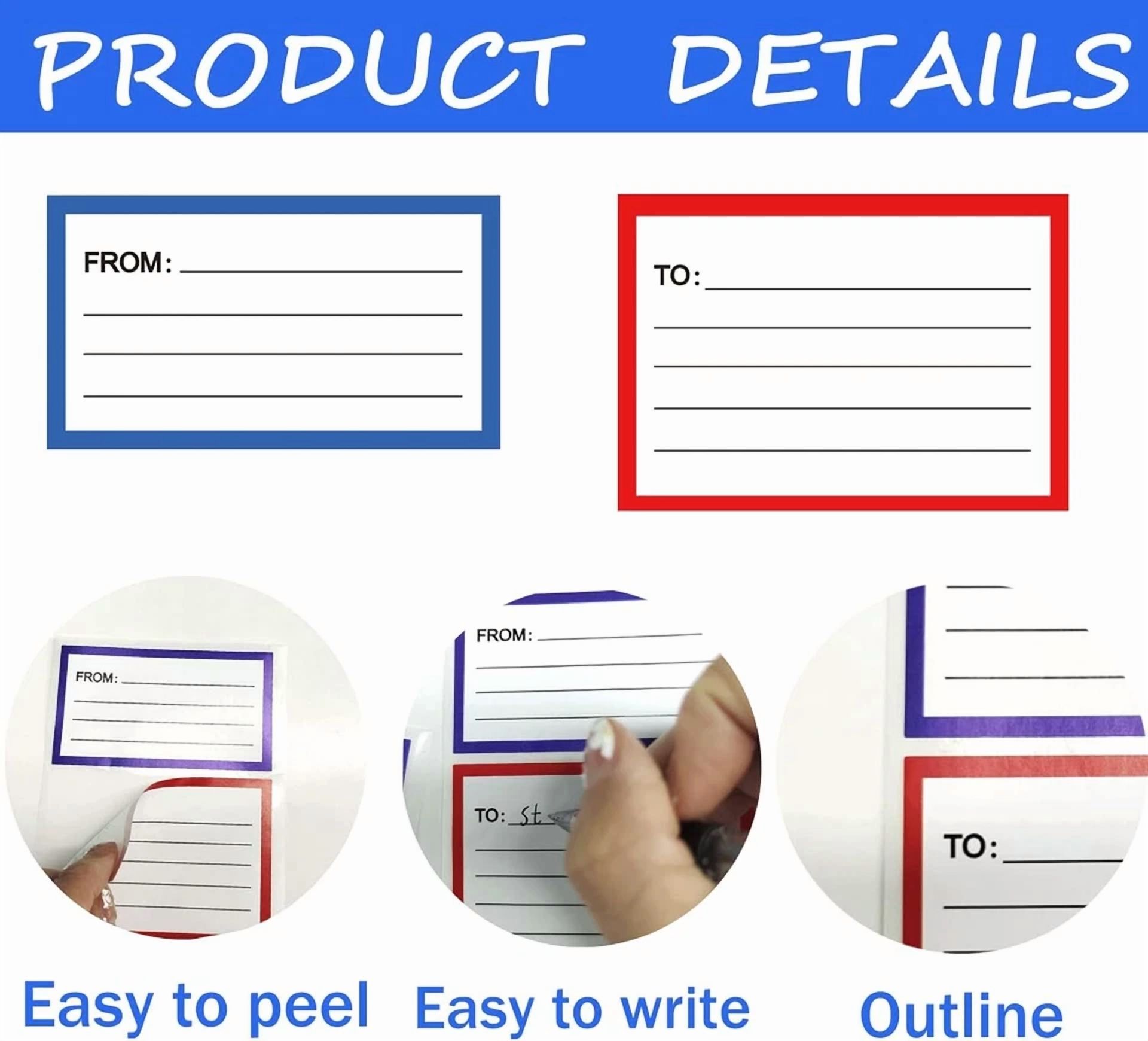 CRESTIN- To/From Address Mailing Labels Self-Adhesive Mailing Labels Stickers(120 Pcs)
