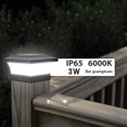 thumbnail image 1 of Luces solares de seguridad para exteriores luces LED superiores de columna Wdftyju Solar lámpara de Pilar impermeable para exteriores decoración de vallas de jardín, 1 of 9