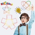 thumbnail image 4 of Zozoplay Straw Constructor Stem Building Toys 800 piezas Pajitas y conectores Juegos de construcción Habilidades motoras coloridas Juguetes de ingeniería de plástico entrelazados Los mejores juguetes, 4 of 5