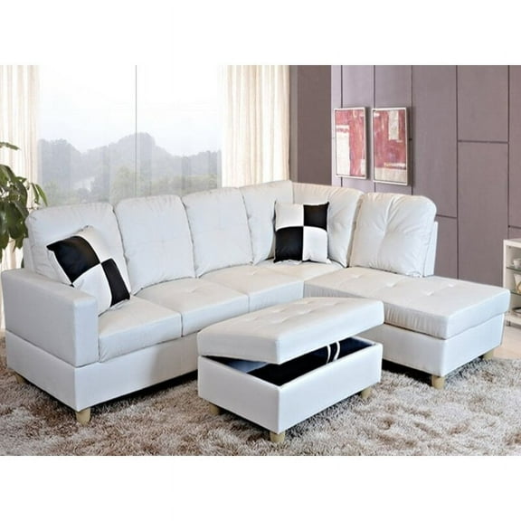 PonLiving Furniture Wellington Living Room Sectional with Ottoman Wellington Living Room Sectional with Ottoman