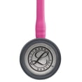 thumbnail image 4 of 3M Littmann Cardiology III Stethoscope, Breast Cancer Awareness Special Edition, Rose Pink Tube, 27 inch, 3163, 4 of 5