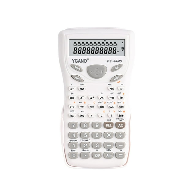 Student Function Multifunctional Exam Scientific Calculator with Color Line Display for Up and Down Calculation