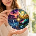 thumbnail image 6 of Racifhz Decorative Puzzle Suncatcher Window Hanging Art DIY Craft Kit Ornament Home for Living Room Patio Garden Window Sun Catchers Indoor Activity for Adults , A, 6 of 7