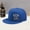 Blue, variant on Retro Fishing Themed Print Unisex Flat Brim Hip Hop Hat Adjustable Outdoor Sports Street Fashion Baseball Cap, 1 Pack