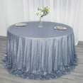 thumbnail image 3 of BalsaCircle 132" Sequin Round Tablecloth Wedding Party Linens Dusty Blue, 3 of 9