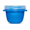 thumbnail image 3 of Rubbermaid TakeAlongs On the Go Food Storage and Meal Prep Containers, 1.2 Cup Snack Containers with Twist & Seal Lids, 3-Pack, Teal Splash/Marine Blue (Colors May Vary), 3 of 8