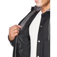thumbnail image 4 of Chaqueta camisa de hombre Dickies de felpa con capucha Duck, negra, 4 of 4