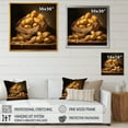 thumbnail image 4 of Designart "Golden Potato Farming I" Boho Pottery Picture Framed Wall Art Prints, 4 of 5