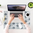 thumbnail image 2 of Sussexhome Large Mouse Pad for Desk - Cotton Mousepad for Desktop, Table, Office Desk Pad - Thin, Light, Portable Laptop Mat for Computer Mice - Machine Washable, Non-Slip, Foldable - 18" x 24", 2 of 8