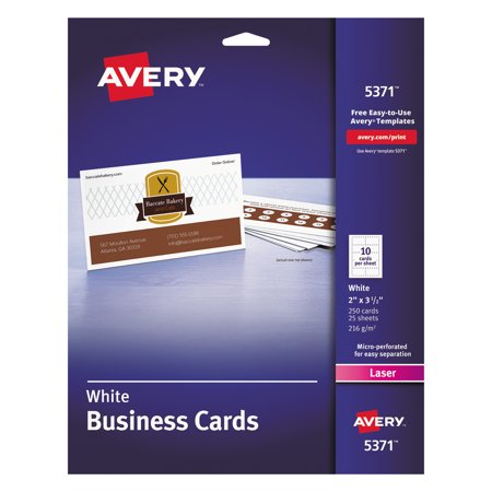 Avery Business Cards, Two-Sided Printing, 2