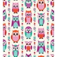 thumbnail image 3 of Ambesonne Owls Duvet Cover Sets, Flowers Vibrant Spring, 2-Twin, Orange Fuchsia Seafoam, 3 of 4