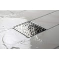 thumbnail image 5 of Oatey DSS2040R2 4 x 4 in. Stainless Steel Square Shower Drain with Square Pattern Drain Cover, 5 of 9