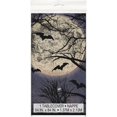 thumbnail image 1 of Spooky Night Halloween Plastic Tablecloth, 84" x 54", 1 of 1
