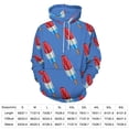 thumbnail image 2 of Fun Rocket Pop Popsicle Pattern Oversized Hoodies for Women Pullover Womens Clothes with Pocket Mens Ultimate Pullover Hoodie Sweatshirt S-6XL, 2 of 8