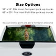 thumbnail image 4 of Rear Window Decal for Trucks – Dog Walk 58 x 18 Inches, Weatherproof Perforated Vinyl See-Through Graphic, Fits Most Pickup Trucks & SUVs, 4 of 7