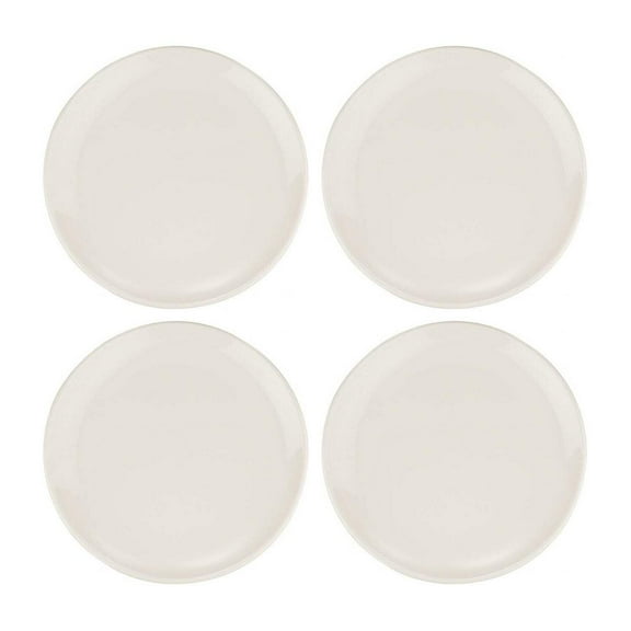 Gourmet dia.12" Round Warm White Vitrified Plate (Set of 4)