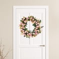 thumbnail image 3 of GUOOL Door Wreaths Artificial Circle Garland Autumn Wreath Light pink, 3 of 8