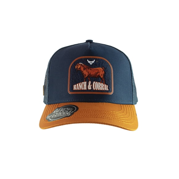 Gorra Ranch & Corral Caprino 9 Azul Marino Unitalla