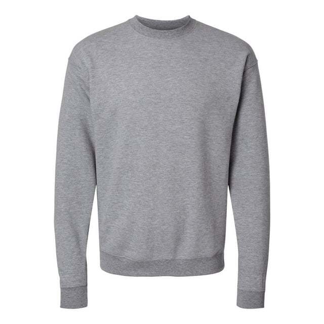 Hanes Chandail Molletonné à Col Ras du Cou Perfect pour Hommes, P, Acier Pâle