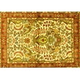 thumbnail image 1 of Ahgly Company Indoor Rectangle Persian Yellow Traditional Area Rugs, 6' x 9', 1 of 4