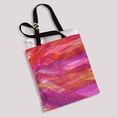 thumbnail image 2 of PKQWTM colorful layers of wavy stripes grainy spots Canvas Shoulder Bags Handbags Tote Bags Shopping Bag, 2 of 2