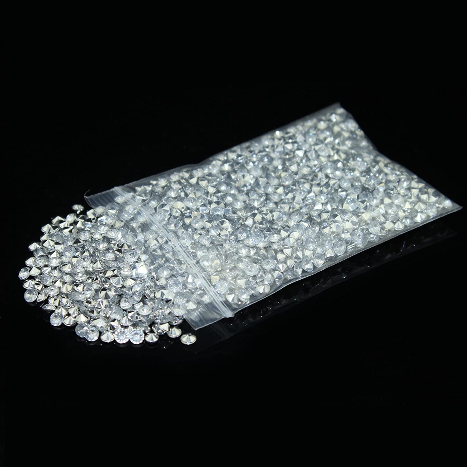 Clear Diamond Confetti Table Scatter Wedding Party Decorations Sparkly Crystal 