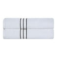 thumbnail image 3 of BNM Turkish Cotton Luxury Bath Towel Set of 2, Black, 3 of 5
