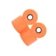 thumbnail image 1 of Greeniant 4 piezas de ruedas de monopatín, cubierta de cojinete de Longboard de cuero, repuesto extraíble para patineta al aire libre, fijación de patinar Naranja Greeniant OD028713-07, 1 of 6