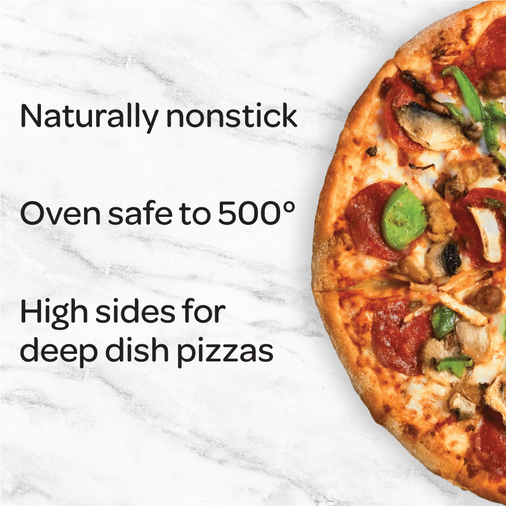 Nordic Ware Naturals 14” Aluminum Chicago Deep Dish Pizza Pan