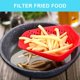 thumbnail image 5 of 2 piezas Scoop Colador Cocina Colador Cuchara Pala de drenaje de alimentos, Vegetales Papas fritas Colador Cuchara Cuchara de nylon Colador Sopa Filtro Herramientas de cocina, 5 of 5